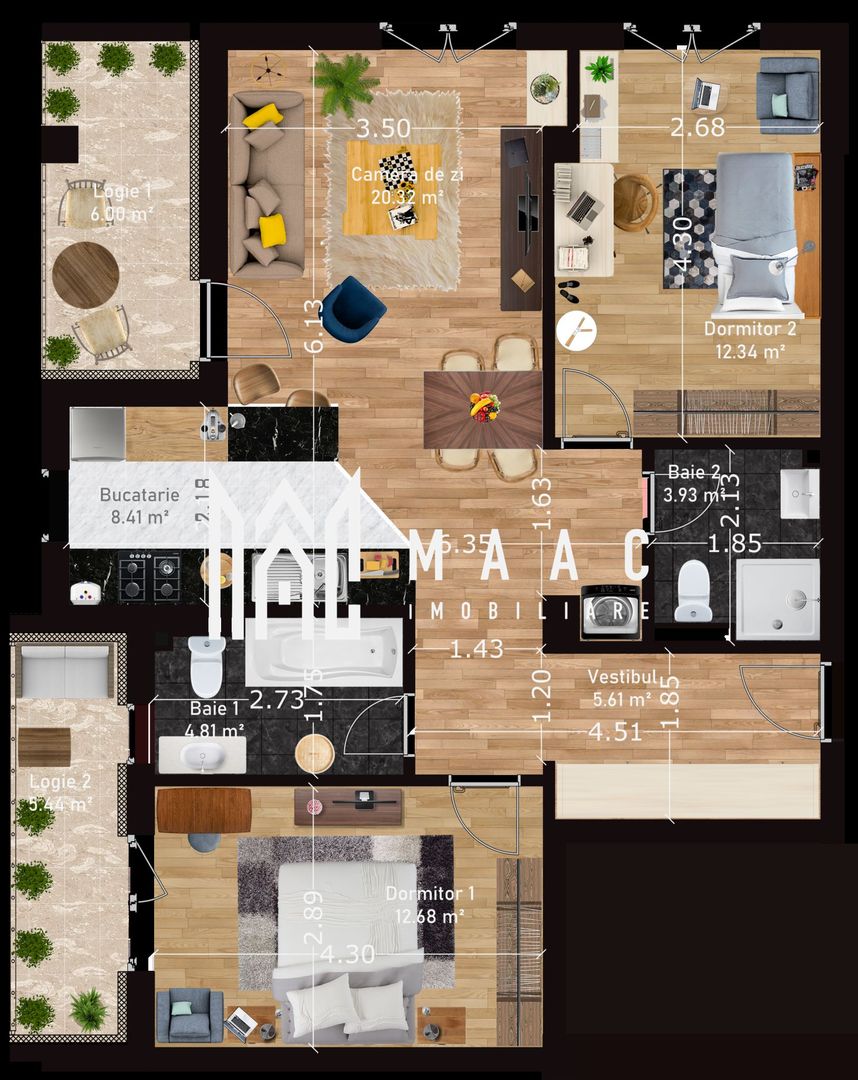 Apartament 3 camere | Etaj 2 | Loc de parcare | Neppendorf - Poză 1