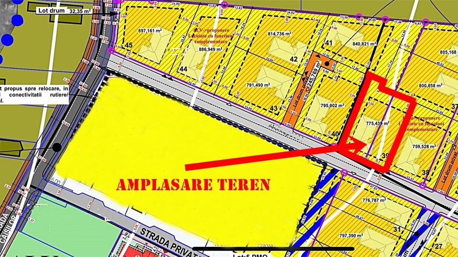 Teren intravilan 775 mp de vânzare pe strada Caișilor, Oradea - Poză 1