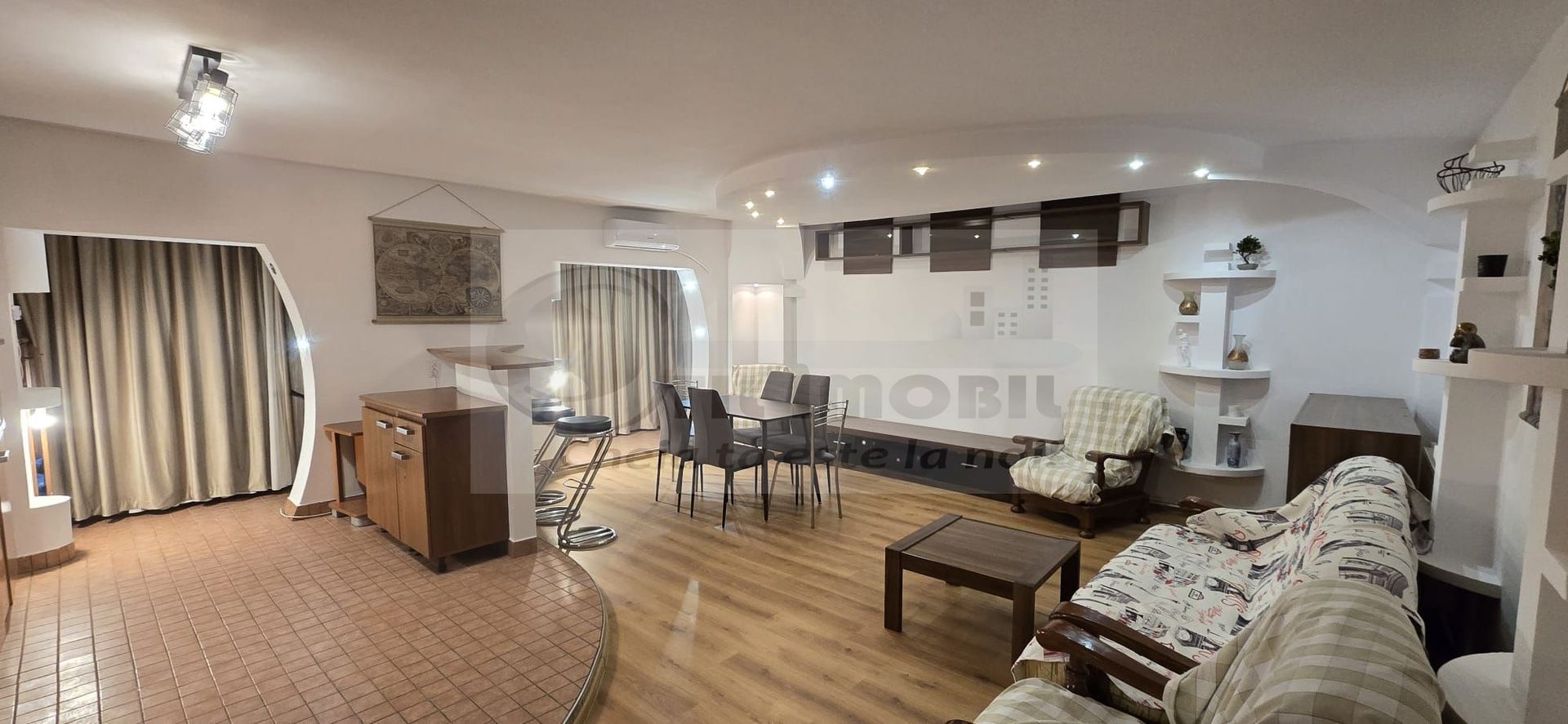 Apartament 3 camere- Blv Poitiers– 2 băi, 2 balcoane, etaj 1, 80 mp - Poză 3