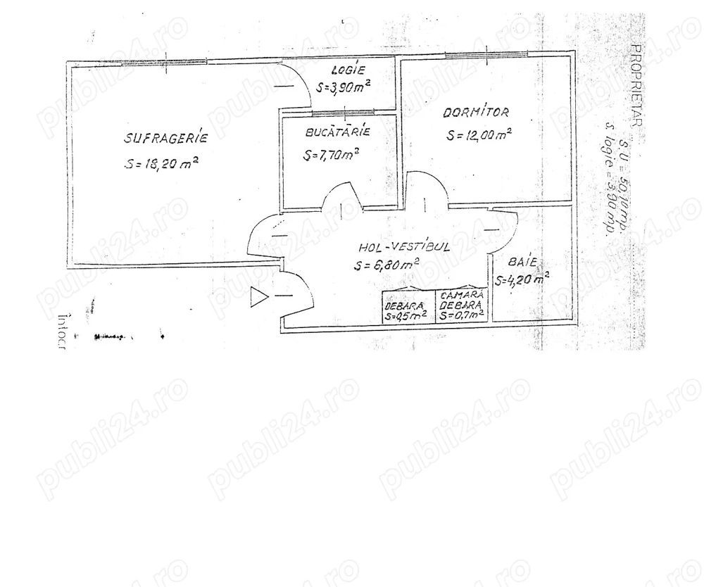Apartament 2 camere decomandat mobilat și utilat Gorjului / N-uri A500 - Poză 3