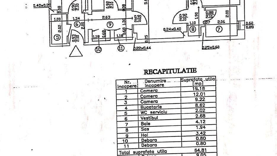 Vanzare apartament 3 camere, 2 bai, bloc 1985, langa metrou Titan, IOR - Poză 1