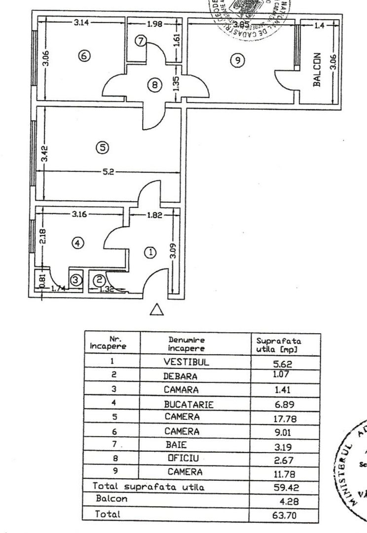 Apartament superb cu trei camere, Piata Sudului, 105.000€ - Poză 12