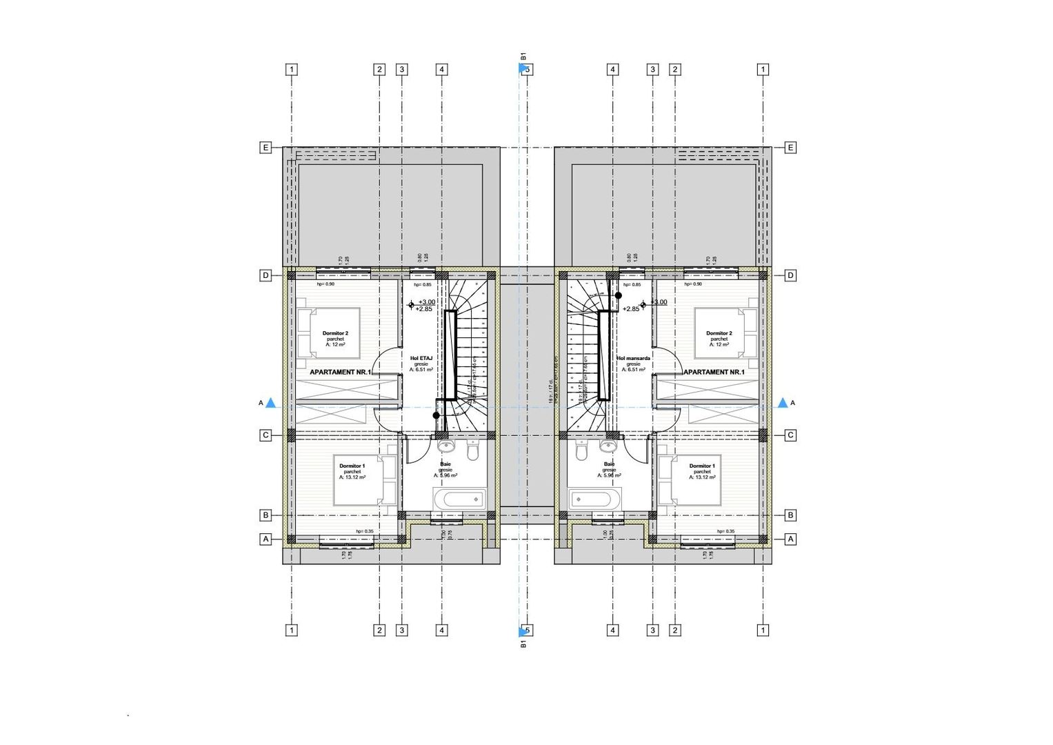 COMISION 0%, Duplex 4 Camere, La Cheie, P+E, 102MP, 335 Teren, SACALAZ - Poză 13