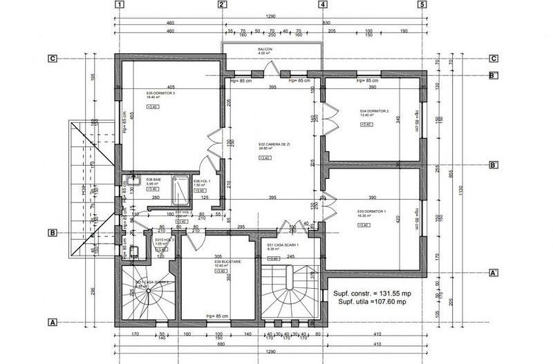 Etaj in vila ideal atelier, cabinet sau locuit, hub, activitati creative - Poză 29