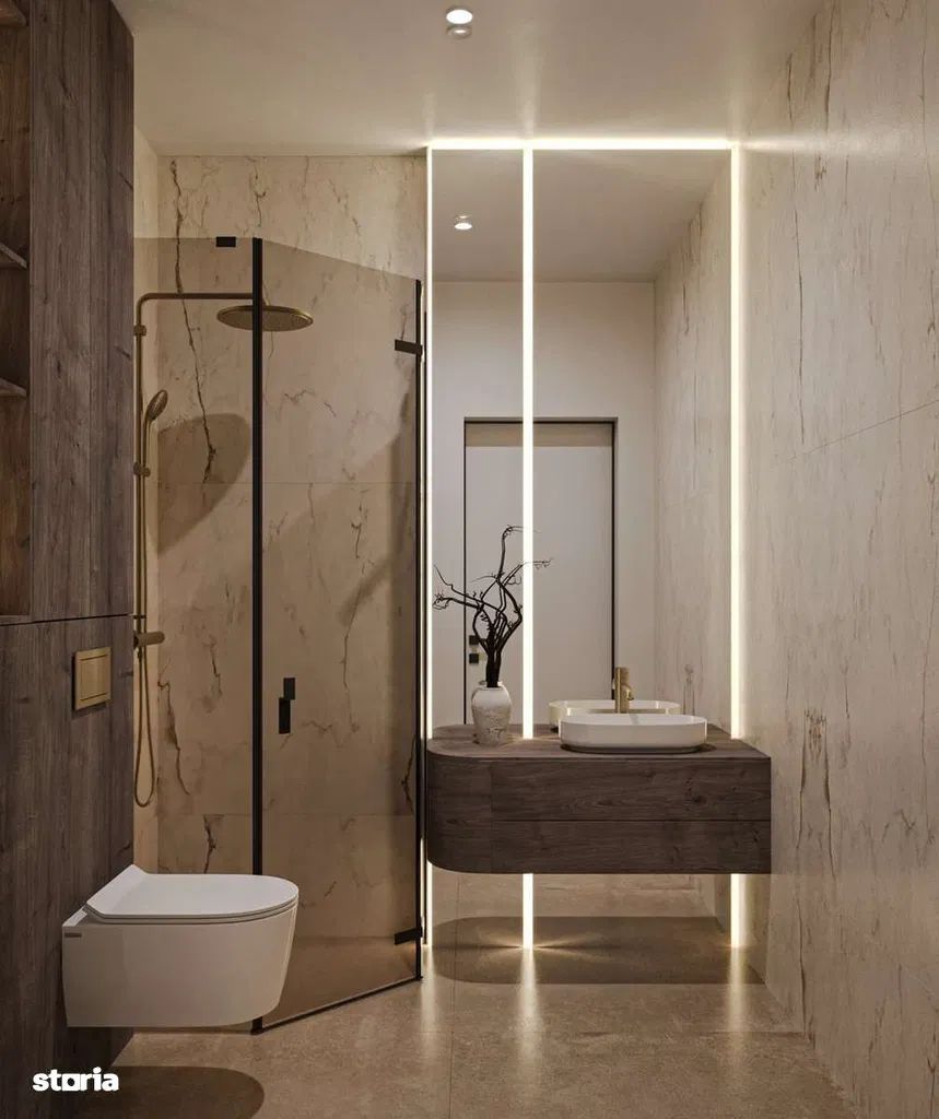 Vând apartament lux cu 4 camere – mobilat complet | Parcare subterană - Poză 16