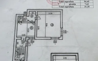 Garsonieră Zona Centrală - Popa Nan Acces la curte și centrală proprie - Schiță 13
