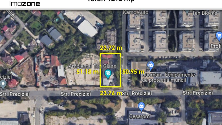 Oportunitate investitie, Militari - Preciziei, teren stradal, 1212 mp! - Poză 3