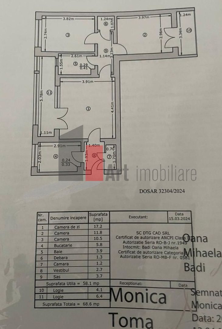 Apartament 3 camere Titan./ Liviu Rebreanu - Poză 5