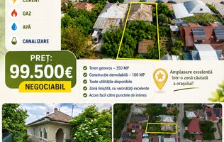 TEREN INTRAVILAN 350 mp, VASLUI zona COPOU;
