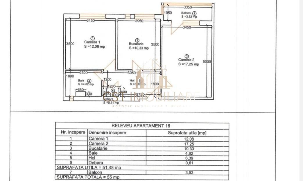 Apartament cu 2 camere / Calea Aradului / Decomandat - Poză 11
