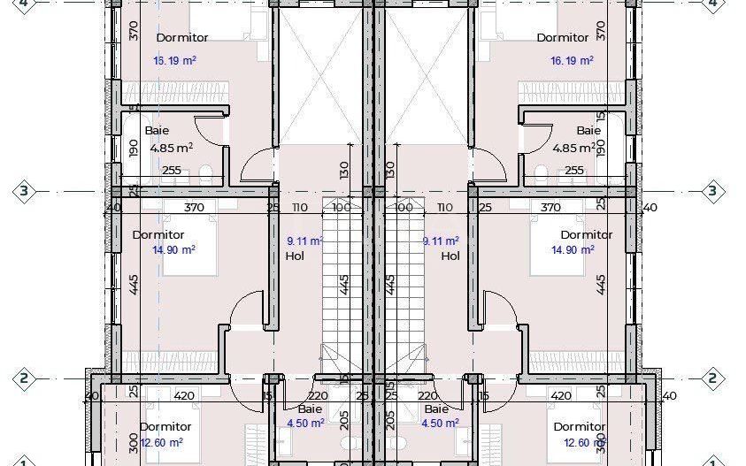 Duplex semifinisat cu 4 camere în Sânnicoara - Poză 13