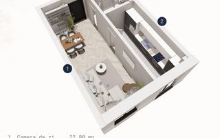 BERLIN 5 | Garsonieră cu loc de parcare | Proiect finalizat - Poză 2