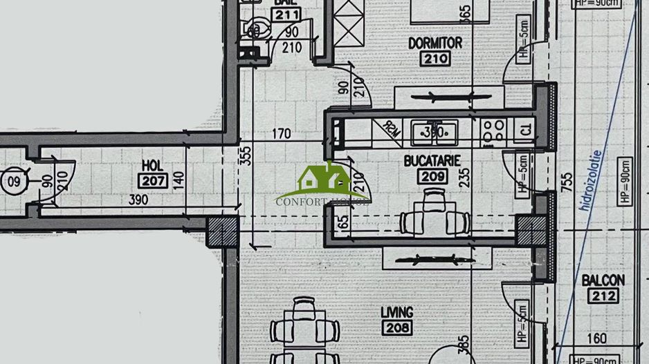 Apartament 2 camere, bloc nou, P+3, Ap.09, Et.2, Bl.7 - CP2462954 - Poză 6