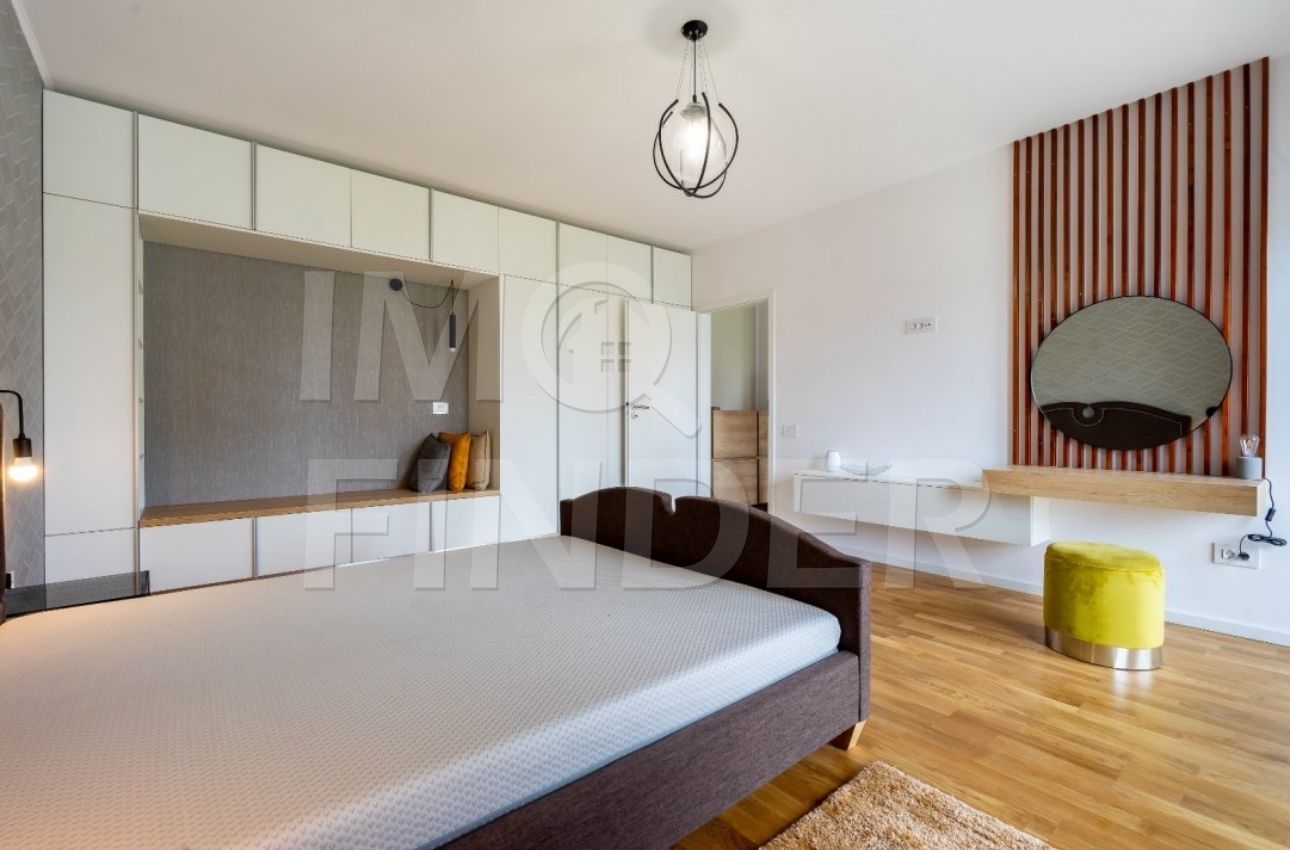 Închiriere apartament 3 camere Bună Ziua, 100 mp mobilat lux - Poză 7