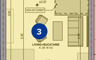 Calitate Superioara! Garsoniera decomandata. Sibiu - Schiță 24