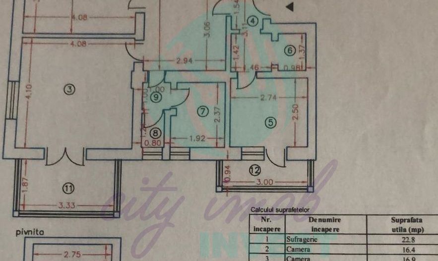 Apartament cu 3 camere renovat si cu parcare - Poză 3
