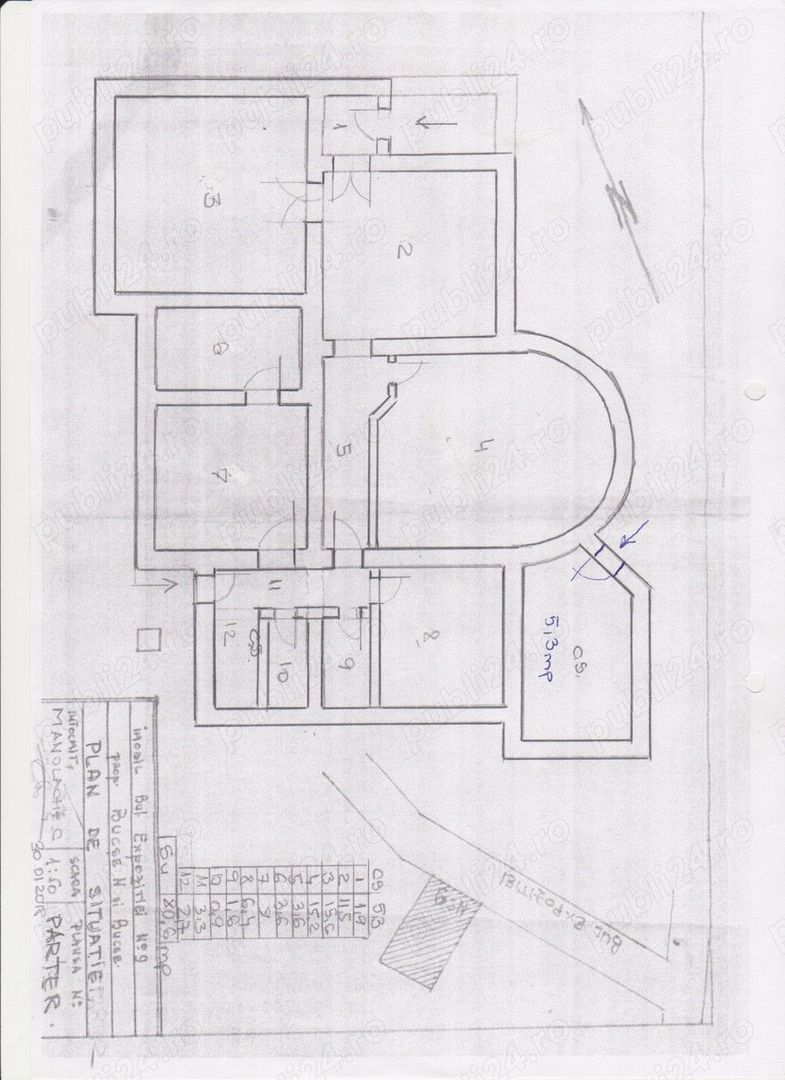 Vand vila P+1 , duplex 4camere, teren 372 mp,garaj . Bul.Expozitiei Nr 9 - Poză 1