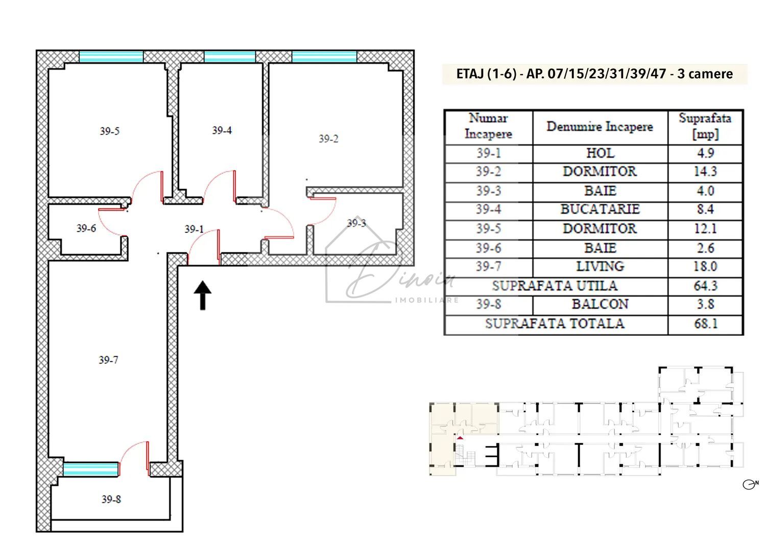 3 camere Premium Zona Metalurgiei I Predare imediata I COMISION 0% - Poză 3