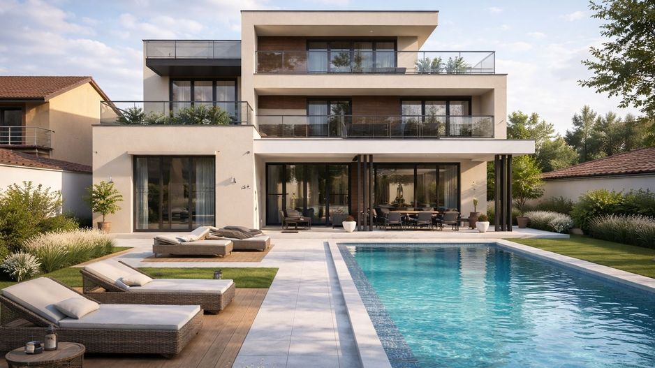 Smart Home with Pool Villa Iancu Nicolae - Poză 1