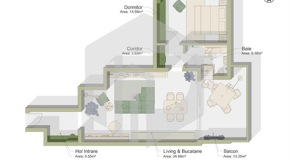 Apartament 2 camere - Intabulat - Predare la cheie - Sibbiu - Poză 4