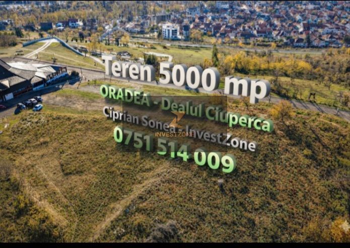 Teren 5000 mp zona dealul Ciuperca Oradea - Poză 1