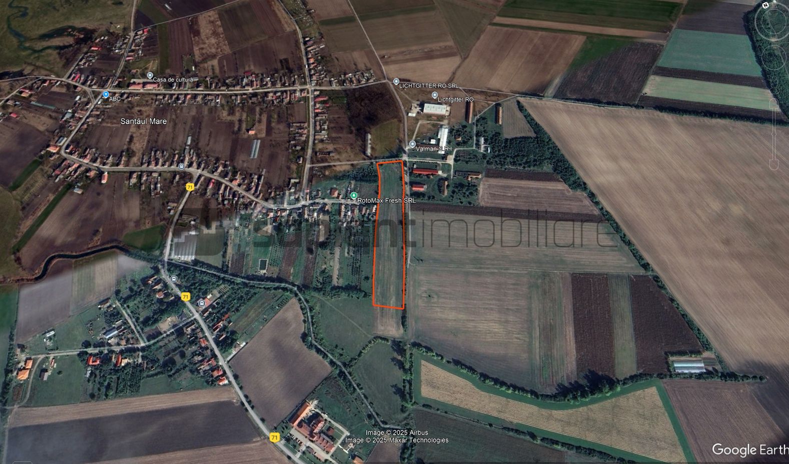 Sapient | Teren intravilan UAT Borș, Loc. Santaul Mare 19.100 mp - Poză 2