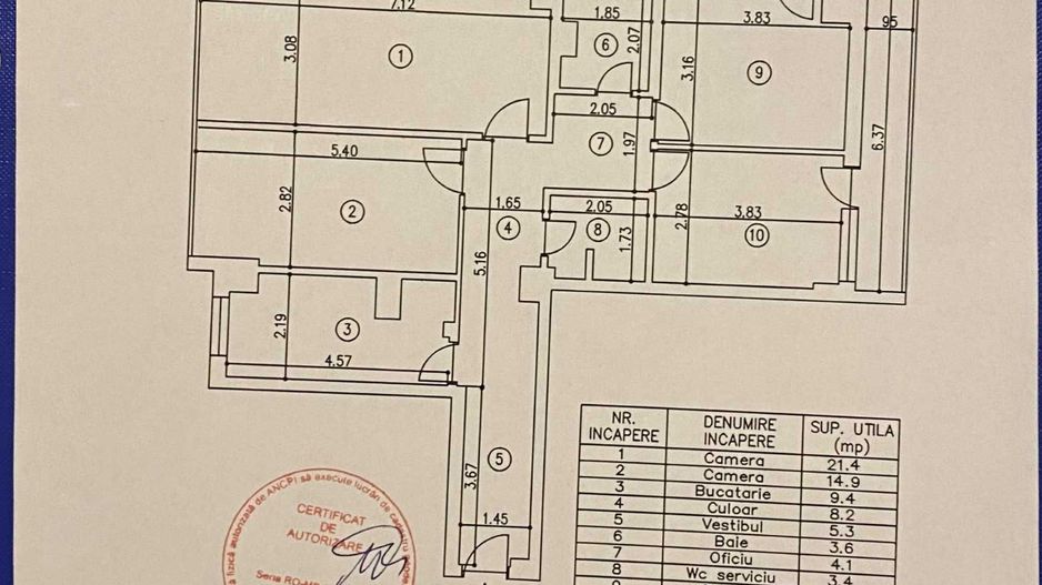 Apartament 4 camere 106 mp la 5 min de Metrou Paci - Poză 1