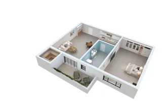 Apartament 2 camere 43 mp -etaj 1- in Sibiu - Lacul lui Binder - Schiță 12