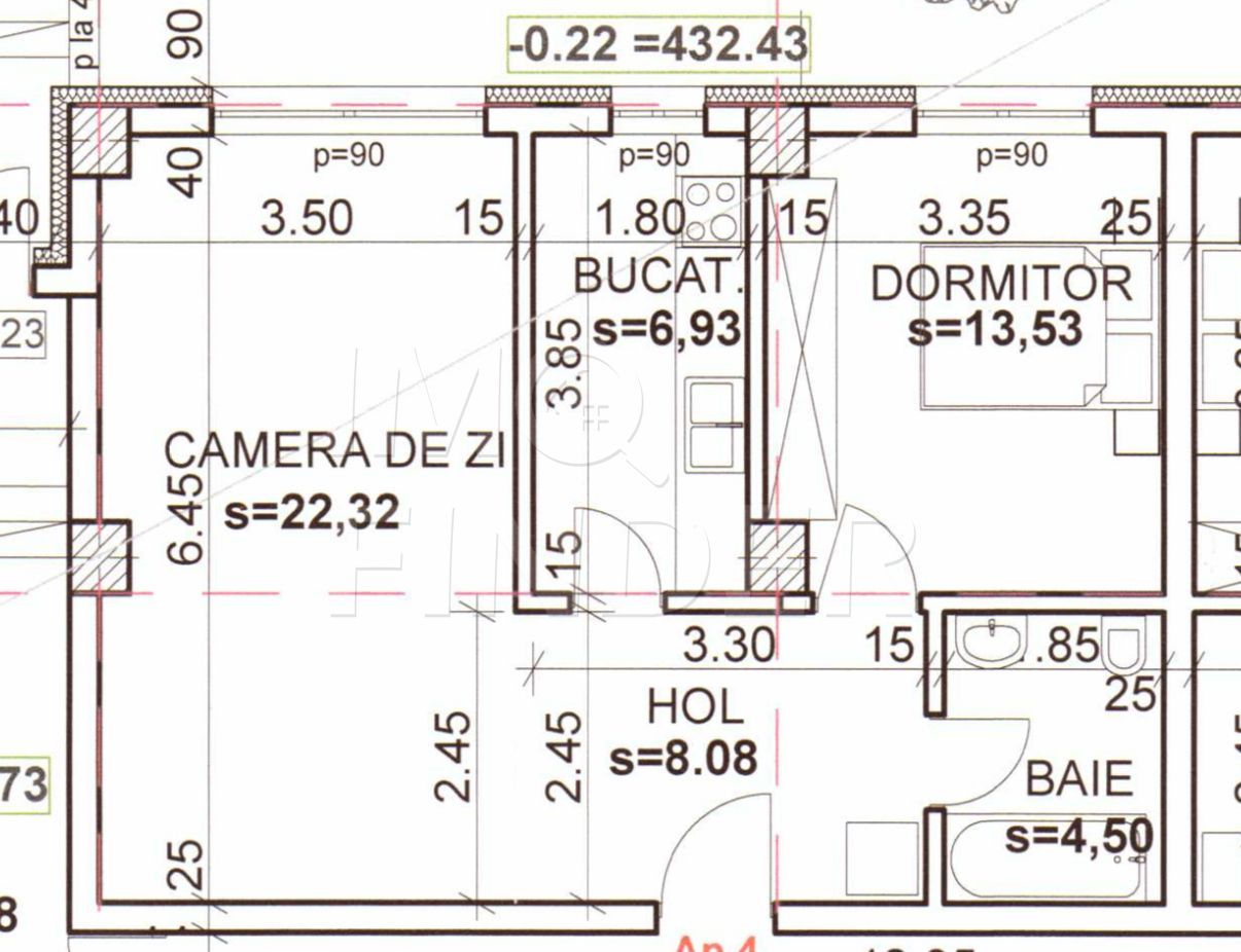 FARA COMISION -apartament 2 camere Andrei Muresanu 55 mp , decomandat - Poză 3