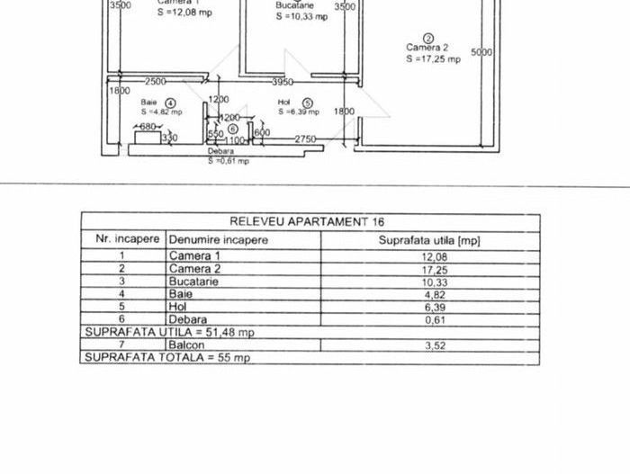 Aradului | 2 Camere | Decomandat | Centrala Proprie - Schiță 8