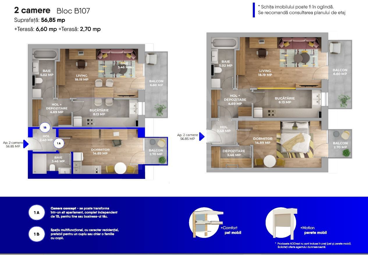 Vânzare, apartament, 2 camere, Maurer Avantgarden, Brașov - Poză 2