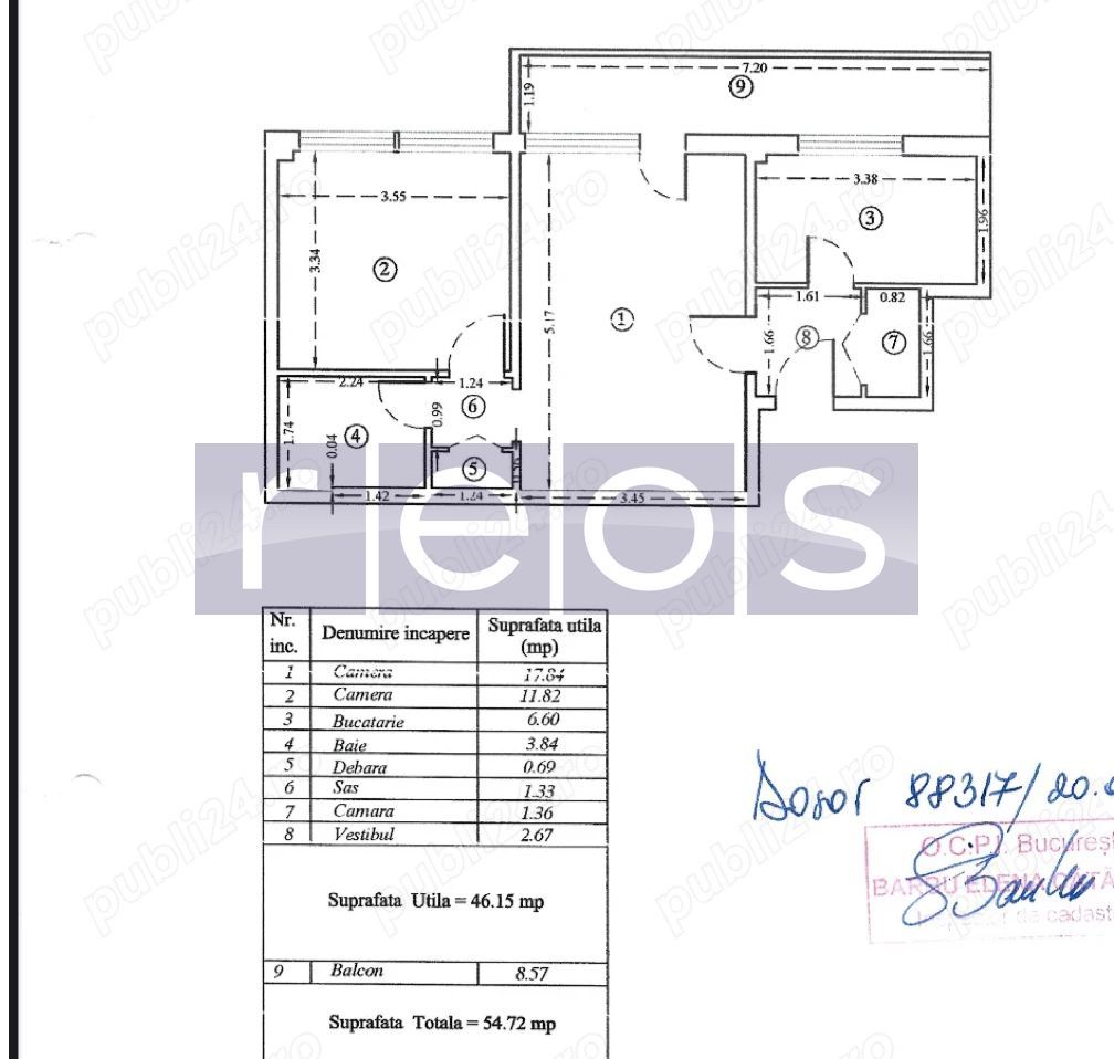 VANZARE APARTAMENT 2 CAMERE 55MP CAMPIA LIBERTATII PARCUL GHEORGHE PETRASCU - Poză 13