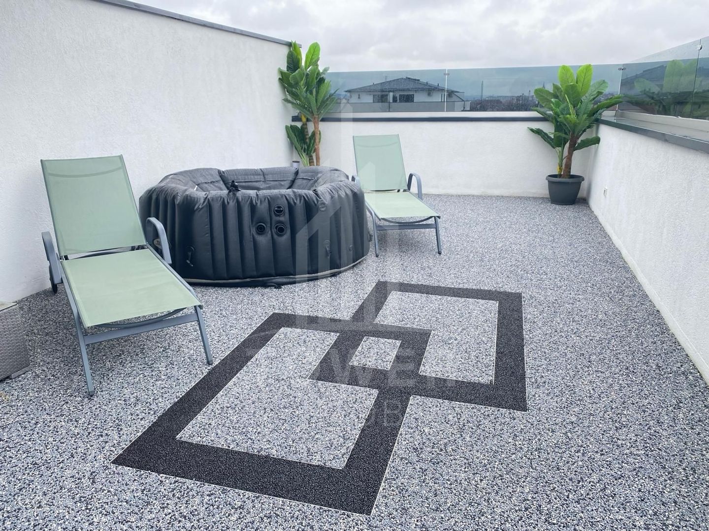 Penthouse de închiriat 3 camere, terasa 110mp, jacuzzi | Nord - Poză 2