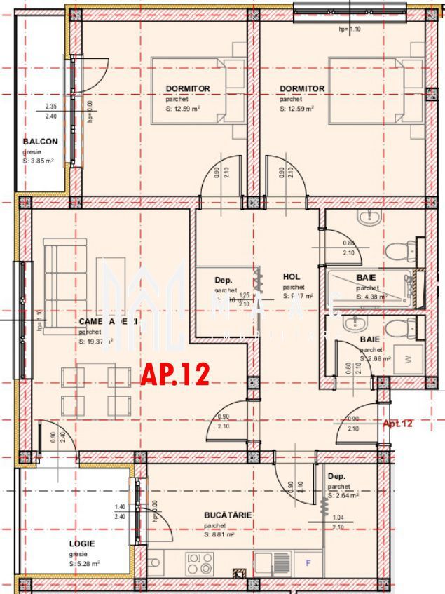 Apartament 3 camere | Decomandat | Zona Brana - Poză 1