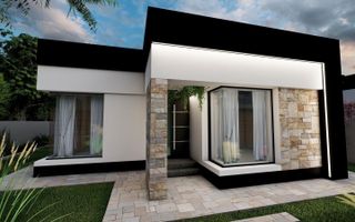 Casa individuala ||4 camere 2 bai || teren 371 mp - Poză 2