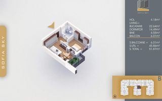 Apartament 2 camere Pallady, Metrou N.Teclu 8 min. Stoc limitat - Poză 5