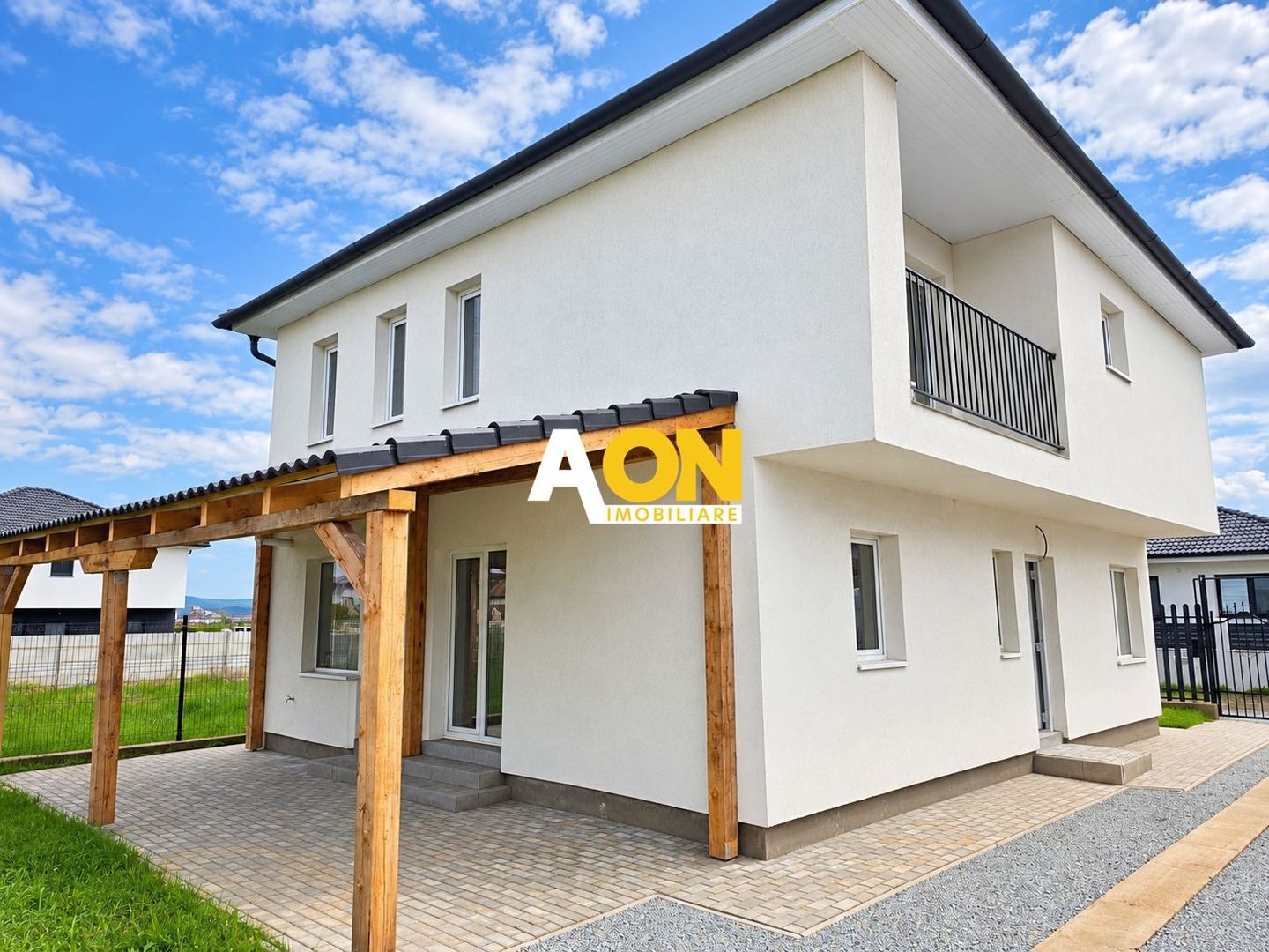 Casă nouă, 5 camere, 319 mp teren, toate utilitățile, Alba - Micesti - Poză 2