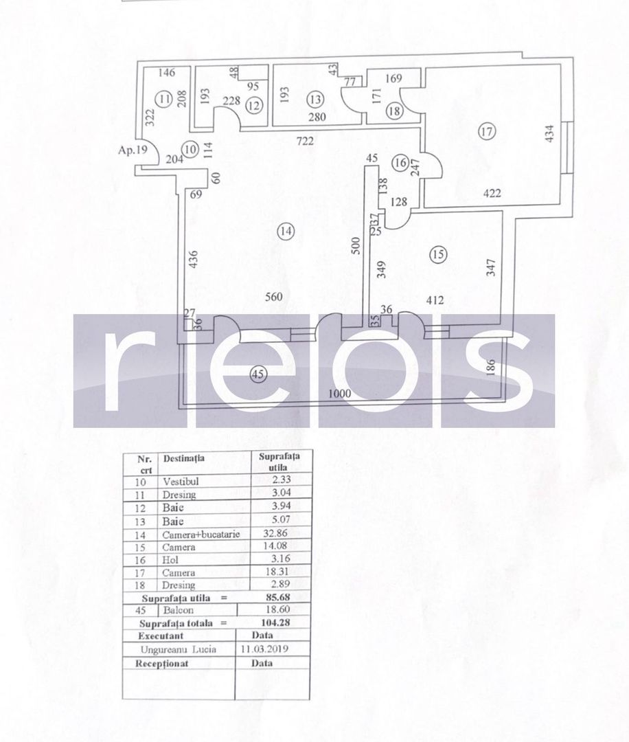 VANZARE 3 CAMERE | HERASTRAU | 85MP | TERASA | LOC PARCARE | - Poză 24
