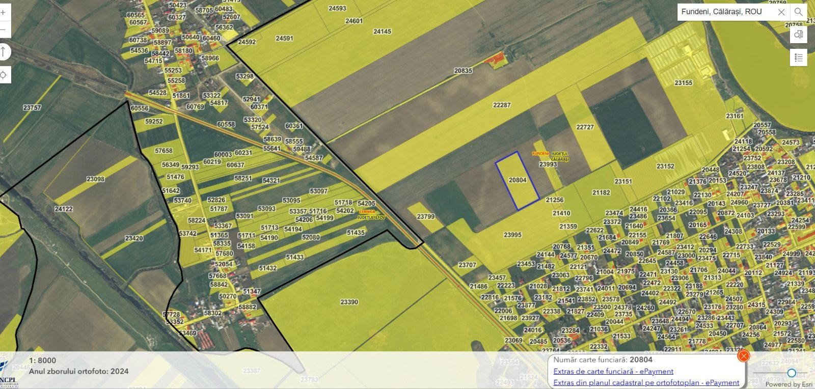 Teren intravilan 20.000 mp - Fundeni - Poză 2