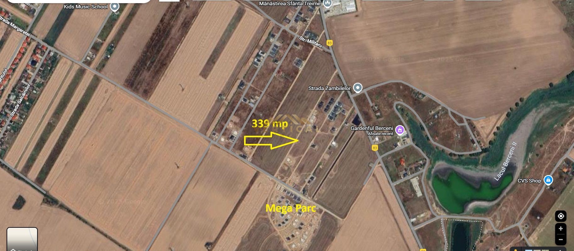 Teren 339mp, ocazie, Berceni/ Vidra - Poză 1
