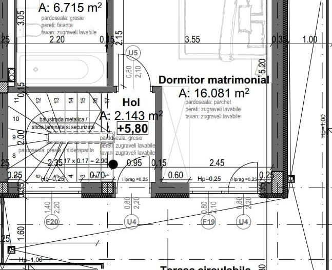 Vila de tip duplex 4 camere  Titan Pallady - Schiță 8