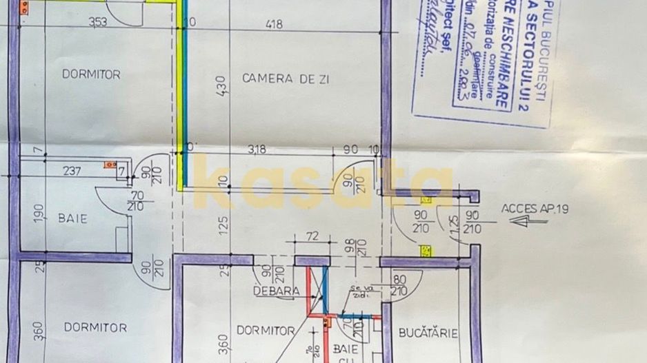 Ap4Camere | Iancului Metrou| Panoramică Unica| Centrala proprie - Poză 15