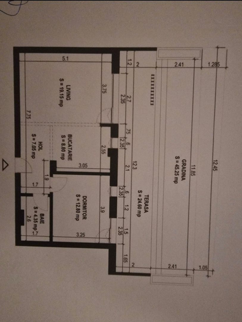 Pipera Drumul Potcoavei Apart 2 camere Complex La Gloire - Schiță 27