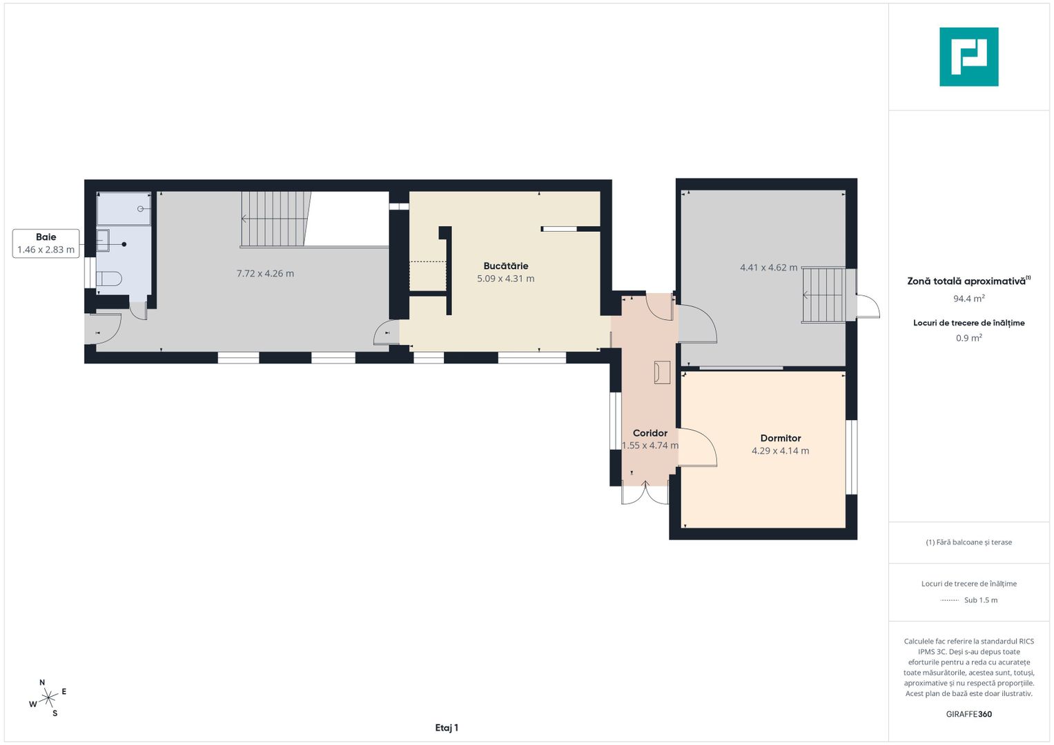 Casă cu 4 camere în zona Parneava - Poză 13