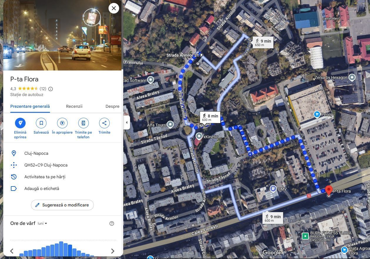 | Apartament cu 2 camere de vanzare | Etaj intermediar| Cartierul Manastur | - Poză 9