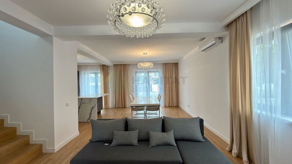 Vilă modernă cu 5 camere de închiriat în Corbeanca - Poză 19