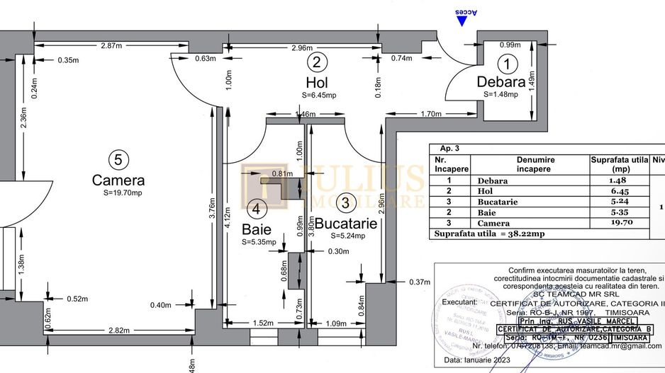1 camera| apartament frumos| vis a vis de Uranus Plaza| etaj 1 - Poză 10