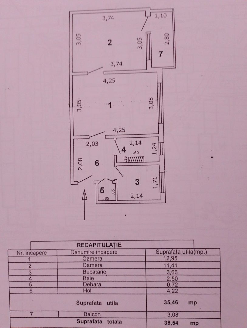Apartament 2 camere Micro 19 - Poză 1