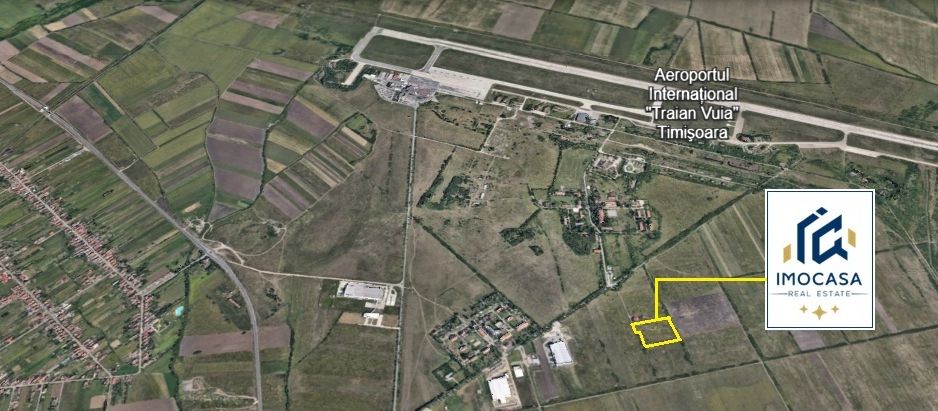 De vanzare Teren Industrial Aeroport Timisoara, PUZ 11.502 mp, Ghiroda - Poză 2