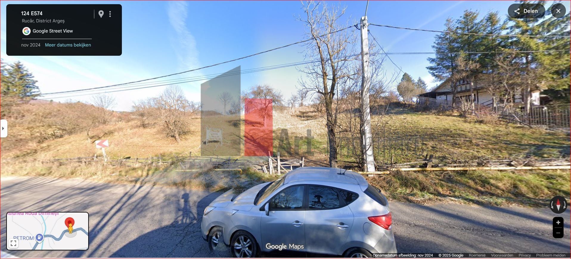 Teren intravilan 3214 mp  în Rucăr cu deschidere 56 m în DN73 - Poză 9